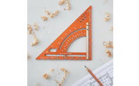High Precision Adjustable Triangle Ruler Laser Engraved Scale Woodworking Protractor Square Multifunctional Speed Square for Woodworkers, Carpenters, DIY Enthusiasts, Construction, Workshop