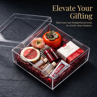 Clear Acrylic Display Box with Lid, Transparent Storage Organizer, Bedroom Decorative Container, Bead for Cosmetics and Accessories