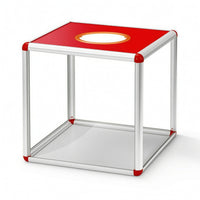 Lottery Box with Circular Slot Cube Drawing Box Sturdy for Prize Draws, Giveaways, Company Events