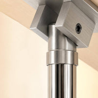 Steel Pole Ceiling Mount Rectangular Base Plate Dance Pole Mount Secure Fitness Equipment