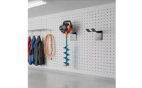 Ice Auger Storage Bracket L-Shaped Ice Auger Holder Secure for Garage, Workshop