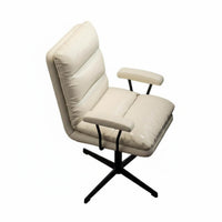 Comfortable padding Ergonomic Rolling Chair 360-Degree rotate Computer Seat Adjustable Height Office Furniture Minimalist design for Home Workers, Students, Adults, Study Room, Bedroom