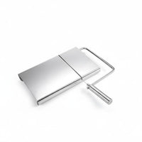 Stainless Steel Cheese Slicer Multi-Functional Ham Slicer Multifunctional Wire Cheese Cutter for Meat and Cheese Board Board, Entertaining, Parties