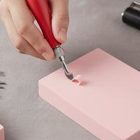 Linocut Starter Kit Complete Carving Kit with Rubber Blocks Interchangeable Linocut Tools Set for Hobby Artists, Craft Projects
