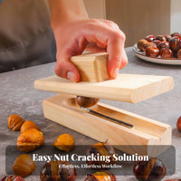 Nut Crack Er Easy to Use Nut Sheller Tool Nut Shelling Tool Multifunctional Kitchen Utensil Anti-Slip Design for Families