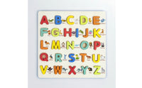 Early Learning Board with 3D Pieces Educational Puzzle Board Sensory Wooden Puzzle Fine Motor for Preschoolers