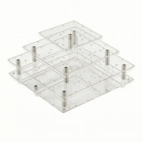 Sucker Display Stand Transparent Sucker Display Stand with Tiers Cake Sweet Treat Holder Reusable Polished for Bakers