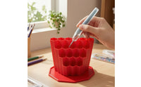 Diamond Art Pen Stand with Hexagonal Slots Honeycomb Dotting Pen Holder Upright Craft Tool Organizer for Crafters