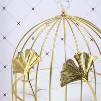 Multi-Layer Birdcage Storage Rack European Design Aesthetic Birdcage Makeup Organizer for Bakers, Desktop, Dressing Table, Party
