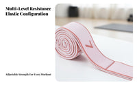 Long-Lasting Numbered Loop Resistance Band Lightweight & Portable Numbered Stretch Band Soft Woven Material for Athletes, Beginners