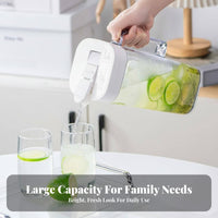 Large Capacity Water Jug Leak-Resistant Large Capacity Drink Pitcher Airtight Seal Leakproof Beverage Container