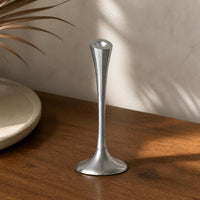 Muse Home "Silver Whisper" Indian Retro Silver-Edged Vase & Candle Holder Decor