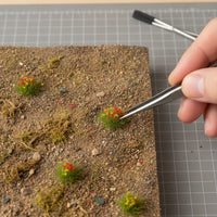 12 Pieces Model Grass Clumps Model Grass Tufts Detailed Tufts for Hobbyists