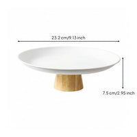 Dessert Display Stand Multifunctional Round Pedestal Tray Versatile Pedestal Fruit Plate for Dining Table, Living Room, Dresser