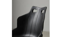 High Back Mounted Seat Shell Handle Cutouts Plastic Shell-Style Seat Shell Side Bolsters Transport Seating Ribbed Reinforcement