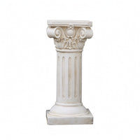 Roman Pedestal Stable Pedestal with Fluted Shaft Classical Column for Wedding Decorators, Event Planners