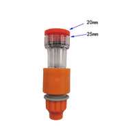 Easy Install PE Tube Connector Long-Lasting Construction Quick Connect Hose Adapter Rust Resistant for Greenhouse, Patio