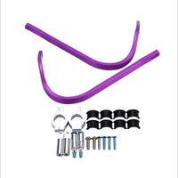 Motorcycle Hand Guards Aluminum Alloy Hand Protectors with Mounting Clamps Universal Handlebar Guard Clamp Kit for Unpaved Terrain