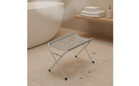 Hands-Effortless Pet Grooming Sling Breathable Mesh Dog Washing Stand Anti-Slip Frame Foldable Pet Bathing Table Detachable for Small Dogs, Cats, Bathroom