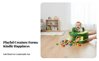 Anti-Fall Design Cuddly Creature Chair All-Around Support creatureShaped Cuddly Baby Seat Soft and Comfortable Sit-up Aid Skin-Friendly for Toddlers, New Moms, Floor Use, Indoors, Living Room, Playroom