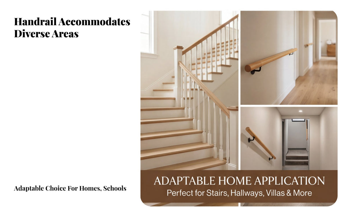 vertical surfaceMounted grasp bar Rail European and elegance Stair Railing Non-Slip Surface Home Fixture for Elderly Women, Staircase, Kindergarten, Hallway