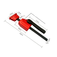 Rubberized Grip 20 Mm Bench Clamp Knurled Knobs Wooden Workbench Clamp Hand Lever Table Vise Metal Bar for Woodworking