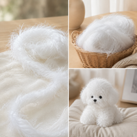 Factory Direct 15mm Long Plush Chenille Stems for DIY Crafts, Thick Dense Pipe Cleaners for Handmade Puppy Toys