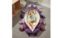 Full-Body Comfort Segmented Caterpillar Sleeping Bag Warm Padded Caterpillar Sleeping Bag Machine Washable for Nursery