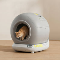 Self-Cleaning Cat Litter Box Hands Automatic Cat Litter Box Electric Pet Supply for Cats, Indoor, Apartments