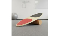 Cork Balance Board Portable Posture & Equilibrium Board Improves Body Alignment Fitness Equipment for Home Workout