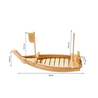 Sushi Boat Wooden Sashimi Serving Boat Food Sushi Serving Tray for Themed Parties