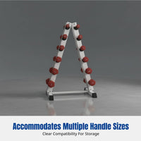 Dumbbell Rack, Home Gym Storage Stand, Multi-Tier Dumbbell Holder, Space-Saving Equipment for Men and Women
