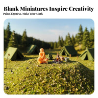 1:64 Scale People Model Paintable 1:64 Scale People Figure Unpainted Resin Figure Highly Detailed Miniature Child Figurine