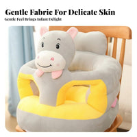 Sitting Trainer Plush Learn-to-Sit Sofa Anti-Fall Design Infant Support Seat Prevents Tipping over infant seating aid Soft and Comfortable for Babies 3-6 Months, Infants, Toddlers, floor activity, Nursery, Living Room, Playroom
