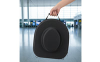 Hard-Shell Cowboy Hat Case Crush Proof Hat Storage Case Safeguarding Portable for Cowboys, Travelers, Road Trips, Flights