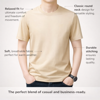 Men's Short Sleeve Collared Shirt for Business Casual Office Wear, Breathable 75% for Summer, Loose Fit Design