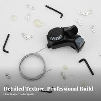 3x7 Speed Bike Gear Selector S Precise Gear Selector Ing 3x7 Gear Selector Set Cycle Thumb Gear Selector Pair Long-Lasting