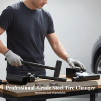 Heavy-Duty Steel Construction Manual Tire Changer Modification Kit Long-Lasting Tire Changer Mount Demount Head Prevents Rim Scratches