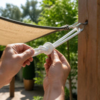 Nylon Rope for Sunshade Netting, Thickened Tie-Down Cord for Shade Cloth and Tarpaulins