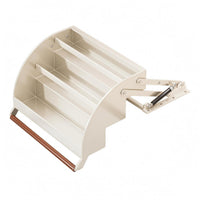 Hydraulic Damping Cabinet-Mounted Pull-down Rack Curved Side Frame Pull-down Seasoning Rack Front Handle Bar Retractable Seasoning Organizer Carbon Steel