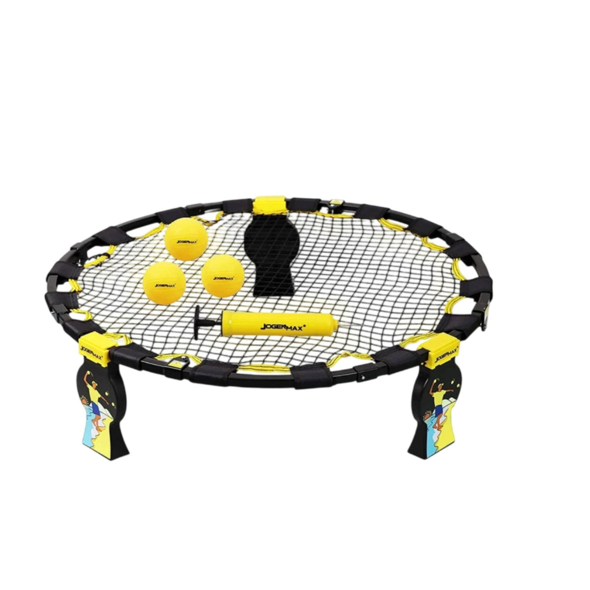 Outdoor Rebound Ball Game Set Competitive Spike Game with Balls Portable Compact for Backyard