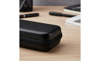 EVA Carrying Case Wide Compatibility Shockproof EVA Travel Case Crushproof Carbon Fiber Pattern Organizer for Home Organization