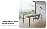 Light Luxury Aesthetic Upholstered Side Chair Minimalist Design Household Furniture Comfortable Padded Seat Indoor Furnishing Sturdy Frame for Restaurant Owners, Interior Designers, Dining Room, Kitchen, Home Office, Bedroom