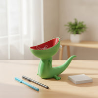 Creature Soap Holder Three-dimensionalPrinted Creature Figurine Quirky Gecko Soap Holder for Washroom, Vanity, Desktop
