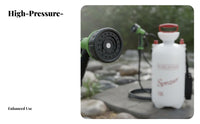 Portable Camping Shower Multi-Functional Manual Pump Pressure Dispenser Outdoor Equipment Sturdy Construction for Campers, Beach