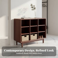 Large Capacity Tall Openrear bookshelf Minimalist Aesthetic Multi-Tier Open Shelf Sturdy and Stable bookshelf Space-Saving for Book Lovers, Homeowners, Office Workers, Study Room, Bedroom, Small Spaces