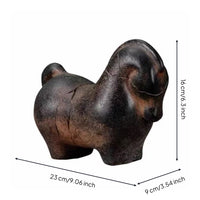 Horse Figurine Tabletop Horse Sculpture Vintage Decor for Simplifiers, Display Shelf, Desktop, Console Table