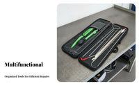 Professional Grade Emergency Car Opening Kit Multifunctional Air Spacer Pump Tool Kit Sturdy Long Reach Grabber Tool Set With Storage Bag for Roadside Assistance Personnel, Locksmiths, Auto Repair Shop, Garage