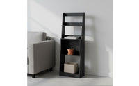 Slim Profile Vintage Design Shelving Unit Multifunctional Multi-Tier Storage Unit Sturdy Construction Freestanding Bookshelf Easy Assembly for Bedroom