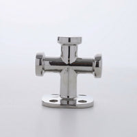 Single Cross Bollard 316 Stainless Steel Cross Bollard Mirror Polished Mooring Bitt for Yacht Builders, Boats, Yachts, Docks